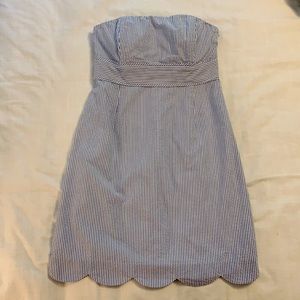 Vineyard Vines Women’s Seersucker Strapless Dress